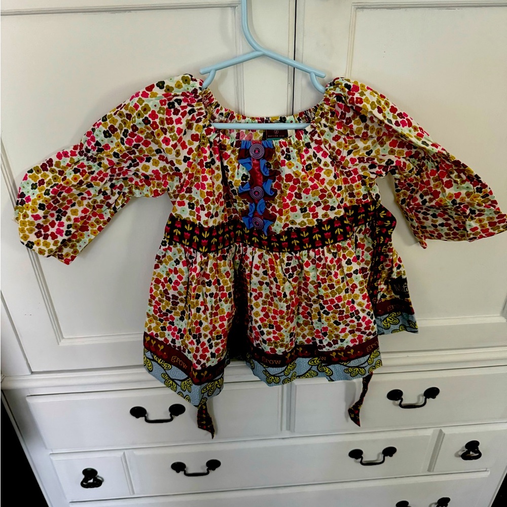 Matilda Jane Character Counts Esmeralda Peasant Top Size 2